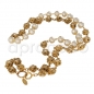Preview: Vintage CHANEL Perlenkette Kette mit Swarovski-Knoten & Perlen