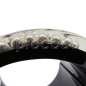 Preview: CHANEL Armreif Armband – schwarz mit eingefrorenen CC-LOGO-Perlen