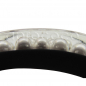 Preview: CHANEL Armreif Armband – schwarz mit eingefrorenen CC-LOGO-Perlen