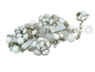 Preview: Exquisite CHANEL Sterlings-Silber Kette – weiße Kamelien Blumen