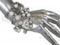 Preview: Exquisite CHANEL Sterlings-Silber Kette – weiße Kamelien Blumen
