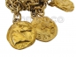 Preview: Beeindruckende 3-reihige CHANEL Kette mit ikonischen Münzen