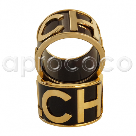 2x CHANEL SIGNATUR Armband mit 3D Buchstaben-Logo ~ Spektakulär!