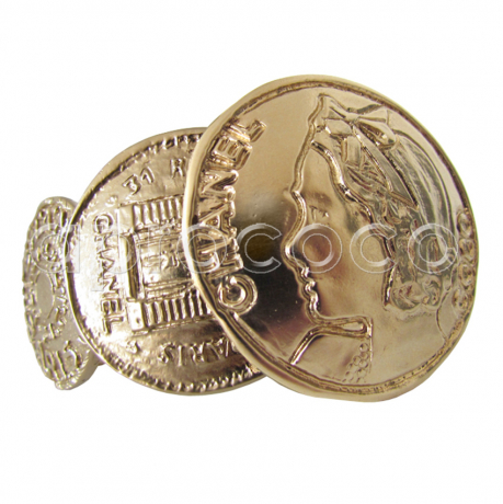 CHANEL 2009 – fantastische Mademoiselle COCO Münzen als ARMREIF