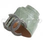 Preview: CHANEL 2011 Gürtel Ledergürtel hell-grün mit einer CC Schnalle in altsilber