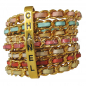 Preview: vintage Chanel Armband aus Kette und Leder