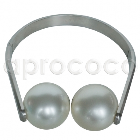 CHANEL 2014 Halsreif **Hals-Kette mit überdimensionalen XL Perlen