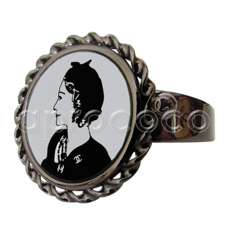 The Face of COCO - CHANEL bracelet ~ bangel ~ cuff with Mademoiselle Portrait