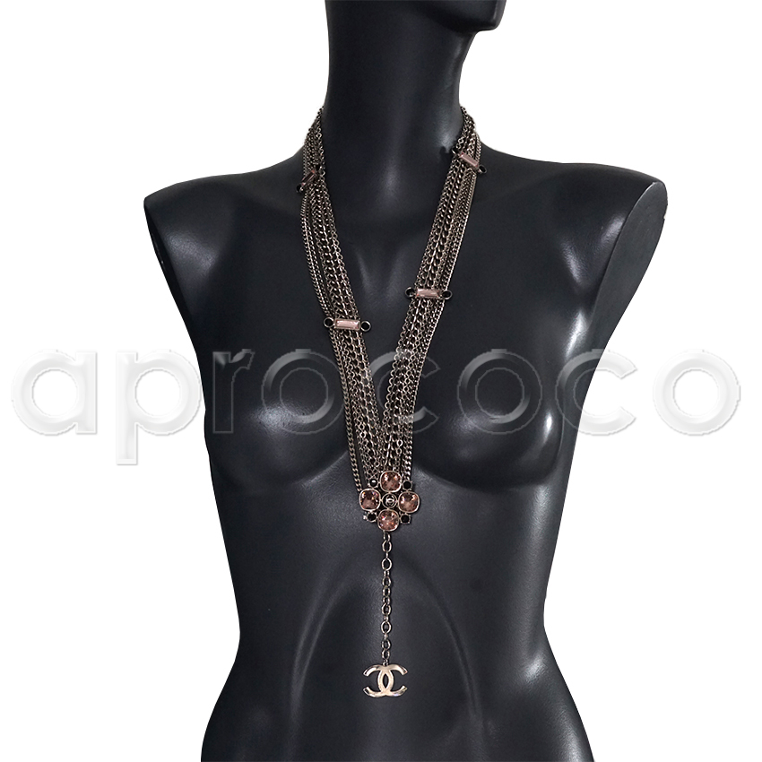 aprococo - Amazing bold CHANEL Multi-Strand Chain Necklace/Belt
