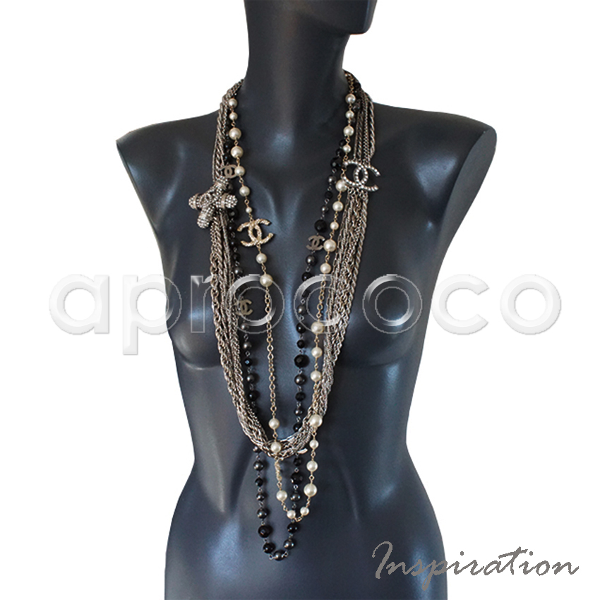 Necklace Chanel Black in Metal - 32826183