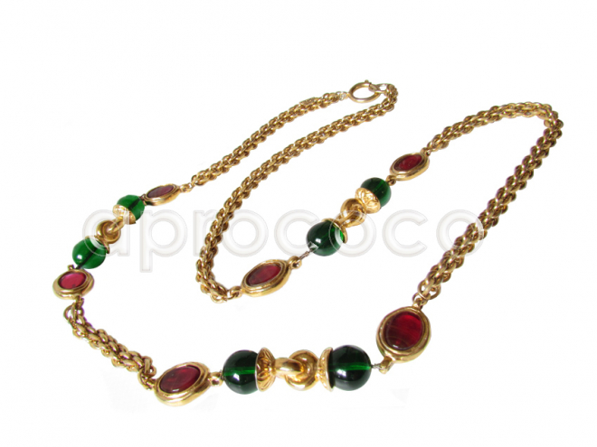 Chanel Vintage Gripoix Beaded Choker Necklace, $1,163